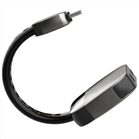 Powerology 2-IN-1 Adapter Type-C To 3.5mm  AUX _ Grey